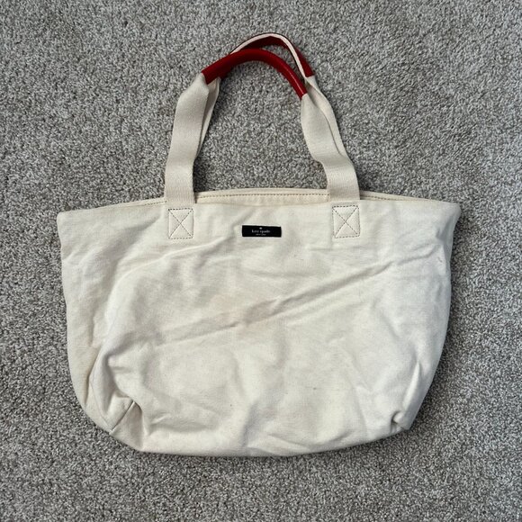 kate spade seize the day canvas tote bag 🤍 - Picture 7 of 16